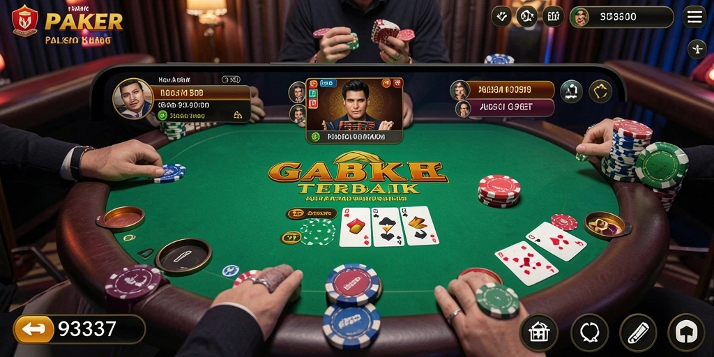 Tampilan gameplay Poker yang seru di 93337.