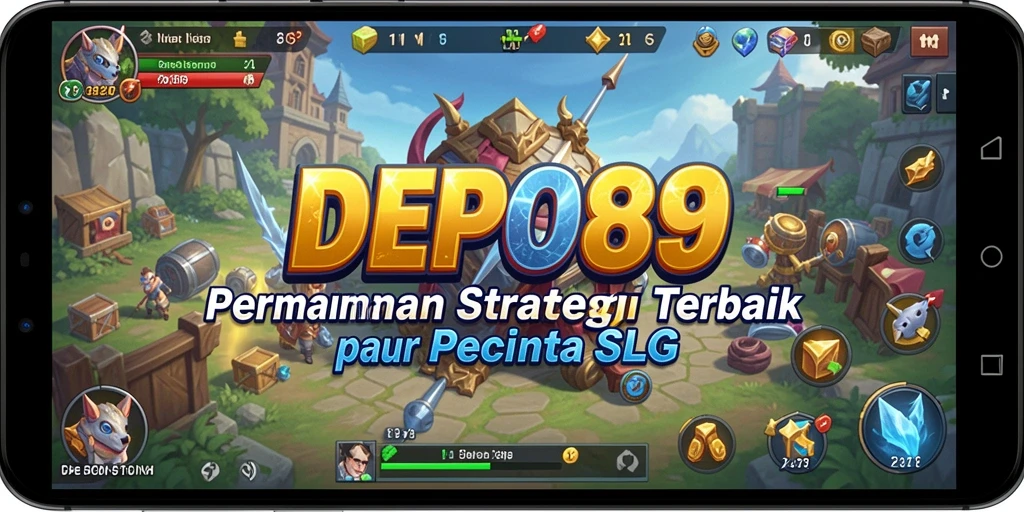 Tampilan dinamis gameplay DEPO89 dalam genre SLG.