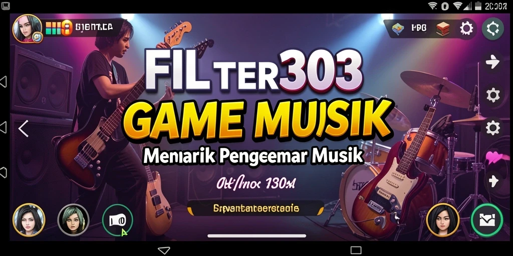 Tampilan gameplay FILTER303 yang memukau dan interaktif.