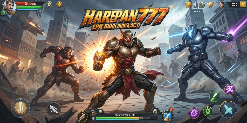 Tampilan gameplay HARAPAN777 yang mendebarkan dan penuh aksi.