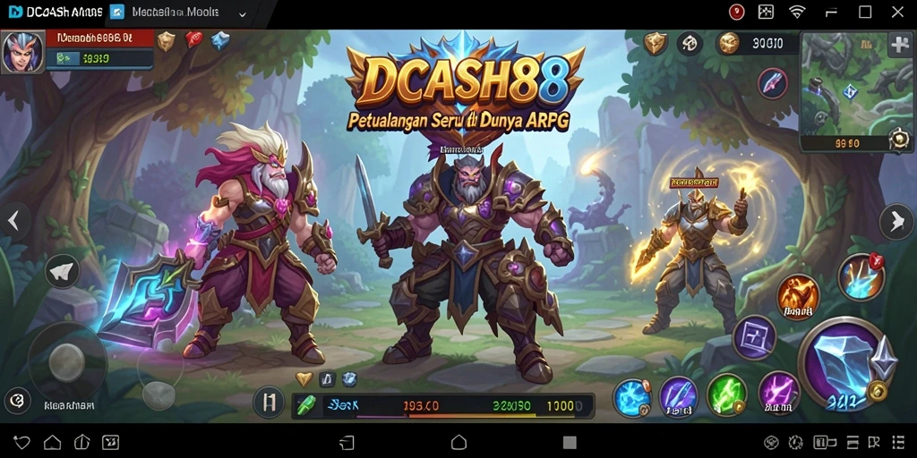 Tampilan screenshot gameplay IDCASH88 yang penuh aksi dan petualangan.