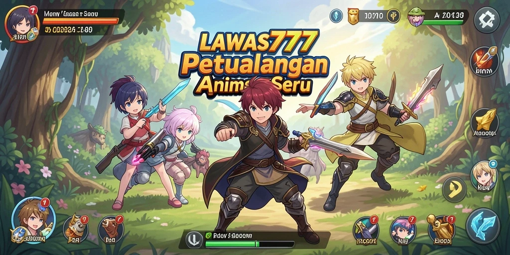Tampilan gameplay LAWAS777 yang menakjubkan di dunia anime.
