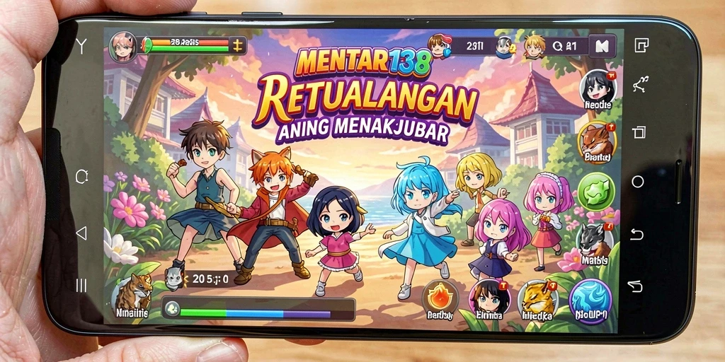 Tampilan screenshot utama MENTARI138 yang menunjukkan aksi gameplay Anime.