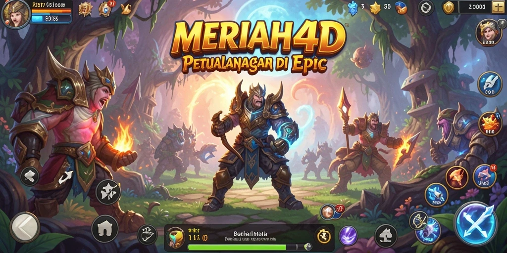 Tampilan gameplay MERIAH4D yang menakjubkan dengan aksi RPG menyenangkan.