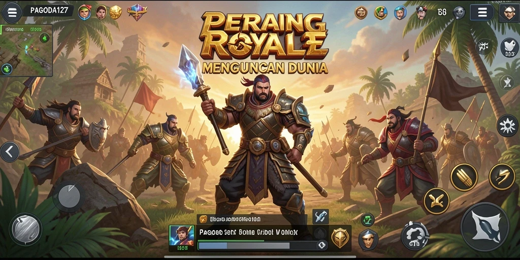 Tangkapan layar gameplay menunjukkan aksi bertarung yang mendebarkan di PAGODA127.