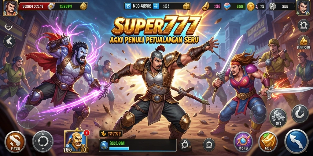 Tampilkan aksi seru dan gameplay menegangkan dari SUPER777.