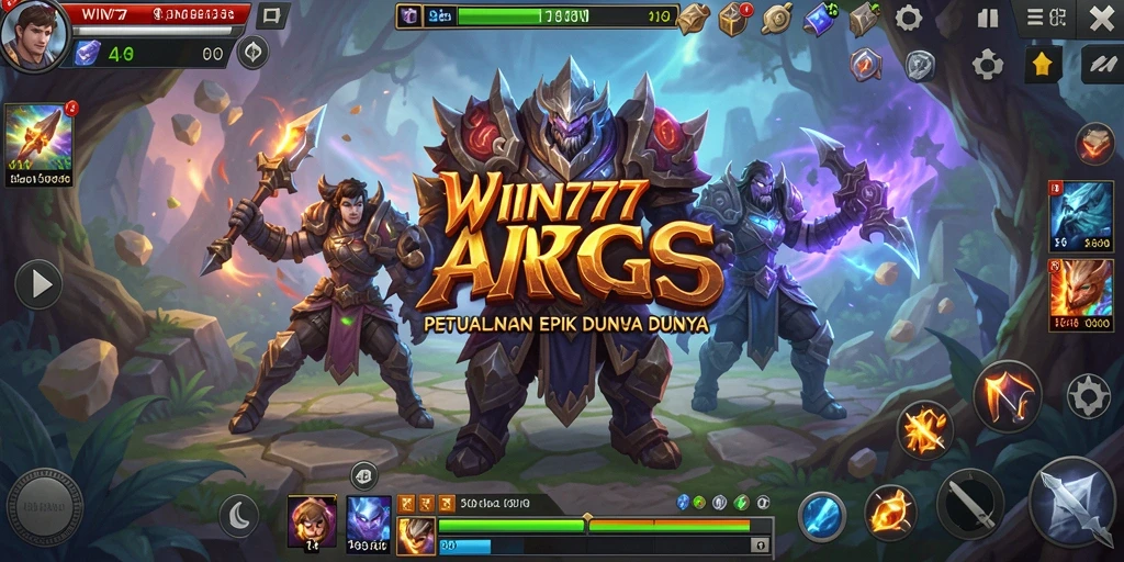 Tampilan gameplay <strong>WIN777</strong> yang mendebarkan dalam pertempuran ARPG.